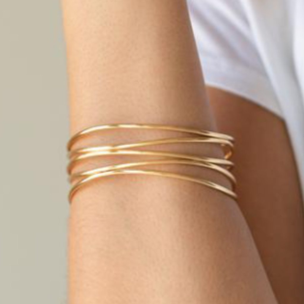 Show Stopping Sheen Gold Bracelet